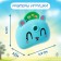 Projector "Funny animals", light, blue color