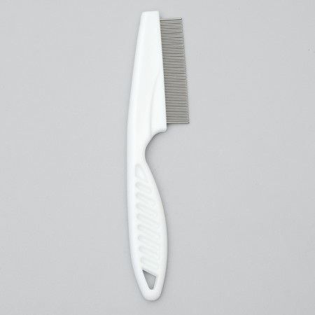 Mini combine comb, 14 cm, 63 teeth (frequent), white-2