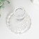 Glass Glass for 1 candle "Geneva" d-2.2 cm transparent 10.5x7.7x7.7 cm