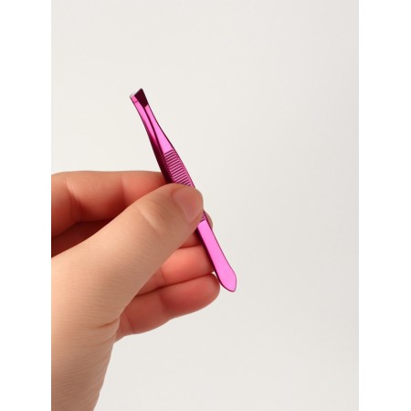 Pinzet begged, narrow, 9 cm, mix color-3