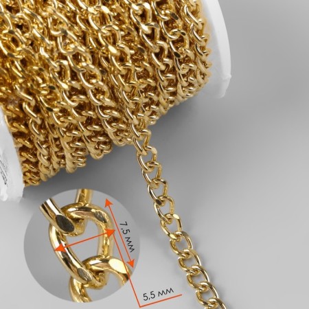 A bag for a bag, iron, 5.5 × 7.5 mm, 10 ± 0.5 m, gold color-1