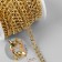 A bag for a bag, iron, 5.5 × 7.5 mm, 10 ± 0.5 m, gold color