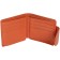 Wallet on the button, the map for cards (8)/bill, coral color 14x10.7x3cm