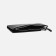 Male purse on a magnet, external pocket, black color
