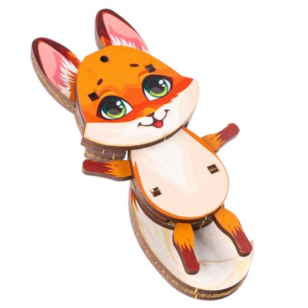 New Year's prefabricated pendant on the Christmas tree "New Year! Fox"-7