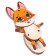 New Year's prefabricated pendant on the Christmas tree "New Year! Fox"