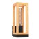 Bra Nafferton, 1x40W, E27, steel, black, wood, brown