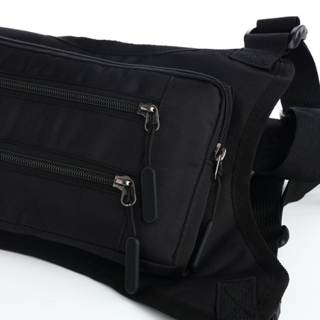 Babberry bag with lightning, 2 external pockets, black color-7