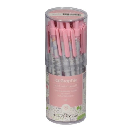 Mechanical pencil 0.5 mm BrunovisConti. Icegraphix Vegan, HB, plastic case-1
