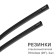 AIRLINE wiper elastic bands, 700x6 mm, 2 pcs