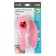 Baby comb + massage hair brush, from 0 months, pink color