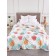 Aquarelle blanket, size 200x220 cm, multicolor color