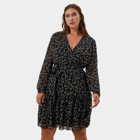 Платье женское MIST plus-size, р.50, черный-3