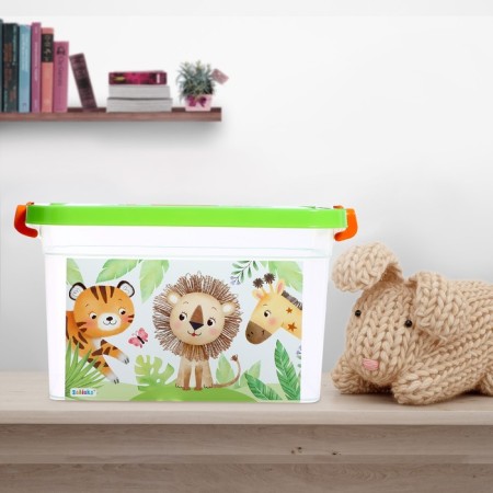 Box for storing toys "Happy childhood", 6.5 liters-3