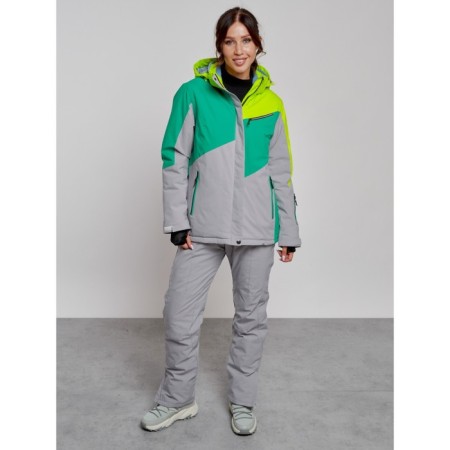Ski costume female winter, size 50, light color-10