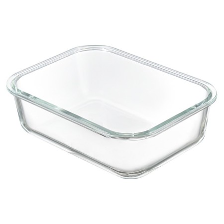 Smart Solutions baking and storage container, rectangular, with a lid, 1.5 l, the color is light gray-5