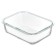 Smart Solutions baking and storage container, rectangular, with a lid, 1.5 l, the color is light gray