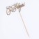 Topper "Happy New Year! Classic", gold, in a bag with a suspension, 12 × 6cm give beautifully