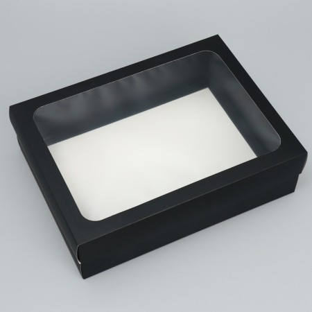 Gift box, packaging, “black”, 32 x 24 x 9 cm-1