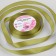 Satin tape, 12 mm × 23 ± 1 m, color dark olive No. 18