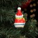 Fir -tree porcelain toy "Snowman in the cap", 7 cm