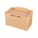 Ostin toys box, beige color