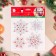 Stickers on the windows "New Year" snowflakes, 23 x 20 cm