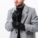 Gloves are male, dimensionless, without insulation, black color