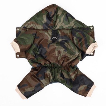 Zimovye overalls for animals “Camouflage”, M (DS 24-26, OG 34-36 cm, Osh 28 cm), mix-9