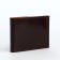 Building for bills on a button, for coins, for cards, brown color
