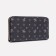 Women's wallet with lightning, black color