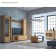 Hinged shelf Archie 10.110, 1300x216x200, oak craft gold/stone dark stone