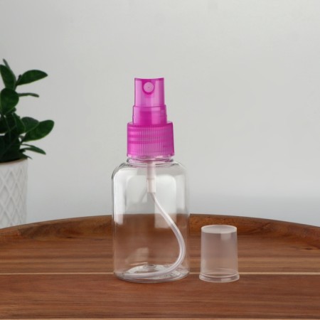 A bottle for storage, with a spray, 50 ml, color mix/transparent-2