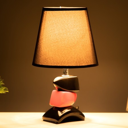 Disasia table lamp E14 40W Black-red 18x18x29 cm Risalux-2