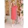 Female dress, size 54, coral color