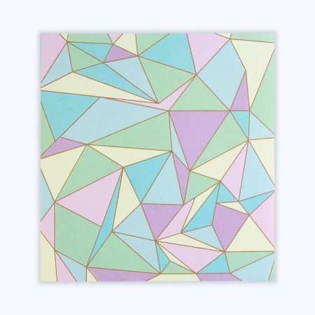 Scrapbooking paper "pastel geometry", 30.5 x 32 cm, 180 g/m²-3