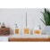 A dispenser for a detergent with a Savanna sponge stand “Nature”, 450 ml, white color