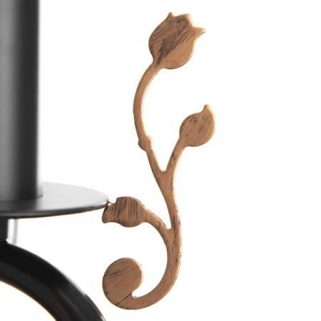 Sandra chandelier 3XE14 40W black and gold 51x51x52-110 cm Bayerlux-10