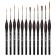System of Synthetics 12 pieces, Brauberg Art Classic, ergonomic handles