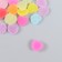 Decor for creativity plastic "heart-marmalade" set 30 pcs mix 1x1x0.5 cm