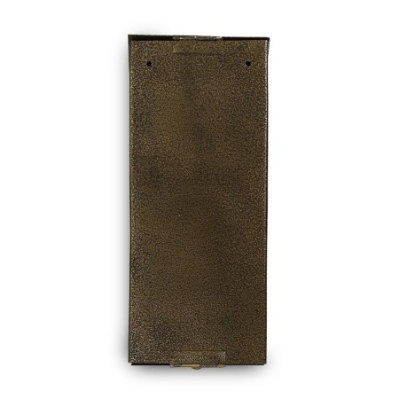 Mail box without a lock (with a loop), vertical, "narrow", bronze-7
