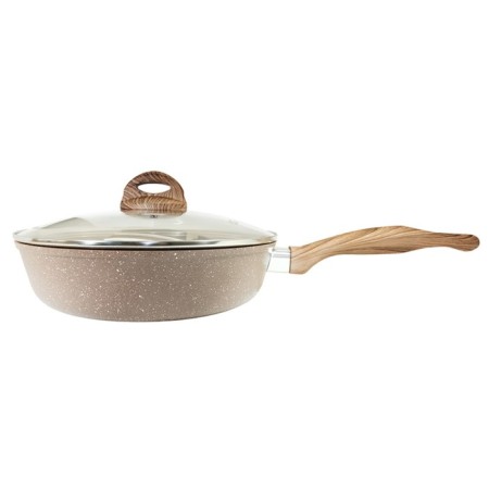 Deep pan-Barbara pan, removable handle Soft-Touch, with a lid, d = 24 cm-2