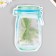 Artificial plant for creativity "Tubular branch" set of 6 pcs 14 cm