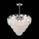 Ceiling EVOLUCE lamp. Sle104102-06. Chille. 6x60 watts, E14, 51x51x57 cm, chromium color