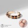 Leopard ring, color in gold, dimensionless