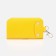 Key on the buttons, length 11 cm, 7 carabiners, yellow color