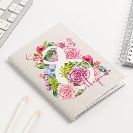 Notepad "from March 8" on the paper clip, A6, 32 sheets-1