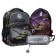 Frame backpack 35 x 28 x 15 cm, Across 178, filling: bag, pencil case, camouflage ACR22-178-4