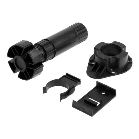 Plastic tundra support adjustable d = 26, h = 100-140 mm, with clip, black, 4 pcs TMP-2