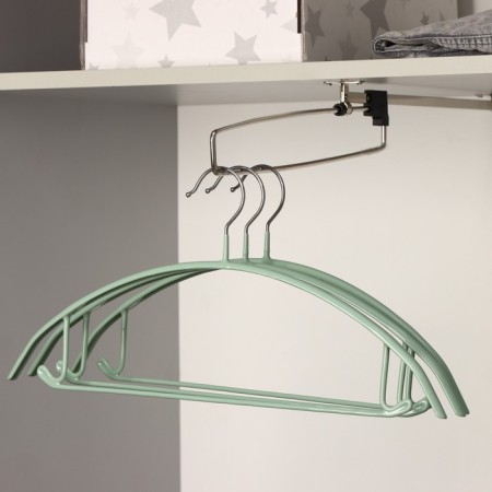 Shoulders - Monnants for clothing Anti -exceling shade "Mint", 42 × 20 cm, set 3 pcs, color green-5